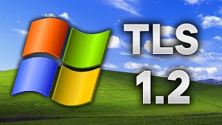 How To Enable TLS 11 amp 12 in Windows XP [upl. by Hermon]