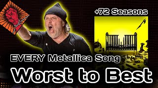 We Ranked EVERY Metallica Song 72 Seasons [upl. by Notwal]