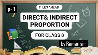 DirectIndirect Proportion Topic of class 8 [upl. by Broeker874]