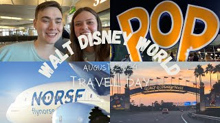 Walt Disney World  Norse Atlantic  Disneys Pop Century  Travel Day  August 2024 [upl. by Lucilia]