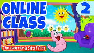 Online  Virtual Class Learning 2 ♫ Brain Breaks for Kids ♫ Kids Songs by The Learning Station [upl. by Atiugram]