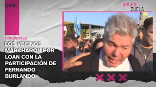 Masiva MARCHA en CORRIENTES por la APARICIÓN de LOAN [upl. by Onit770]