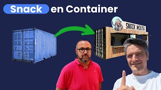 🍦 Un magnifique container aménagé en snack [upl. by Ihana]