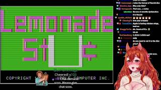 LEMONADE STAND 1973VTUBER EN My very first video game Retro [upl. by Loux]