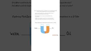 UTube Liquid Heights Exploring Oil amp Water Density Dynamics college gened science [upl. by Nwahs]