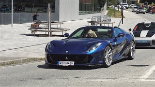 Ferrari 812 NOVITEC Exhaust  SCREAMING F1 SOUND [upl. by Virge]