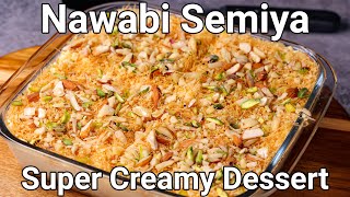 Vermicelli Custard Pudding Recipe  Nawabi Semai Dessert  Easy Vermicelli Pudding Dessert Box [upl. by Caye]