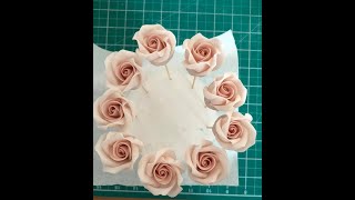 CAKE NATION  How To Make A Fondant Rose Tutorial Ideal For Wedding Cakes [upl. by Boulanger332]