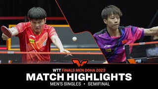 Fan Zhendong vs Lin Gaoyuan  MS SF  WTT Finals Men Doha 2023 [upl. by Akli326]