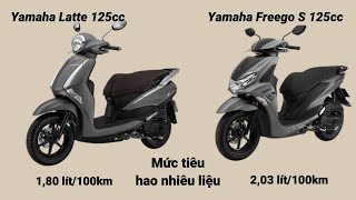 2023 So Sánh Yamaha Freego S Và Yamaha Latte [upl. by Kcirred]