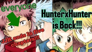 JJK ending in 5 chapters HunterxHunter returning POV every ones Reaction [upl. by Dorette]