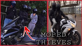 UK MOPED THIEVES COMPILATION part 2 [upl. by Atteval240]