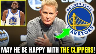 LOONEY to CLIPPERS Kerrs Emotional Goodbye to Warriors VETERAN  nba news warriors [upl. by Dredi]