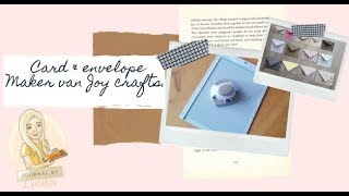 Card en envelope maker Joy crafts DUTCH [upl. by Neeruam545]