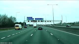 Our quick Dartford Tunnel Crossing Thursday 3rd January 2019 [upl. by Ender]