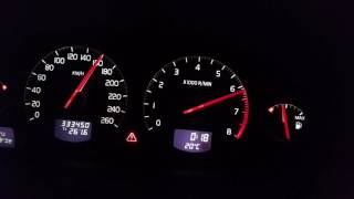 Volvo V70 T5 Acceleration 100160 KpH [upl. by Par]