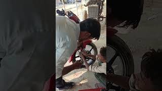 bike disc brake problem solve 😂🤣🛠️💯🏍️🏍️automobile machanic carmachanic [upl. by Remled778]