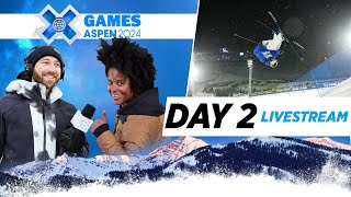 Day 2 Livestream with Jack Mitrani amp Gabby Maiden  X Games Aspen 2024 [upl. by Barrus270]