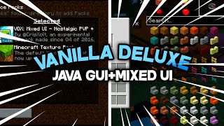 VDX Java GuiMixed UI Minecraft PEBuruan Donwload [upl. by Notsgnik]