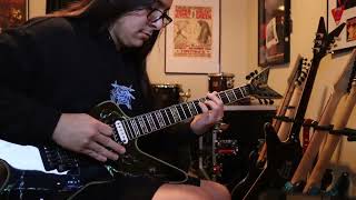 Pantera Domination Guitar Solo Cover [upl. by Adnoma]