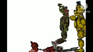 Springtrap vs Golden Freddy [upl. by Bradway]