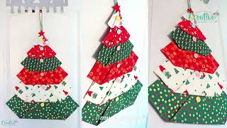 QUILTED CHRISTMAS TREE DOOR HANGING [upl. by Ordnassela]