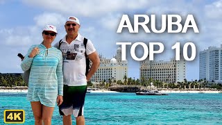 Aruba Top 10  Road Trip in PARADISE around the island [upl. by Lladnew]