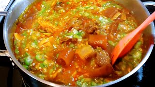 Cette Façon de Faire La Sauce Gombo lui donne un Tres Bon Gout  Sauce Gombo  Okra Soup [upl. by Ttelrats842]