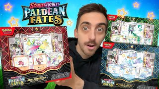 Opening New Paldean Fates Premium Boxes [upl. by Cicero891]