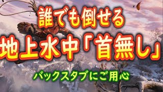 【隻狼SEKIRO】超簡単！地上水中「首無し」の倒しかた【攻略解説】 [upl. by Shalom]