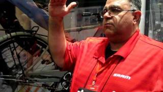 SRAM iMotion Hub at Interbike 2008 Video created by Downtube [upl. by Susan151]