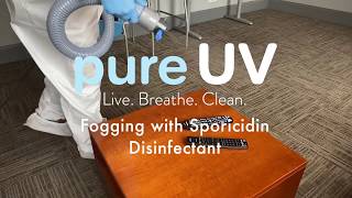 PureUV Fogging with Sporicidin Disinfectant [upl. by Vitkun]