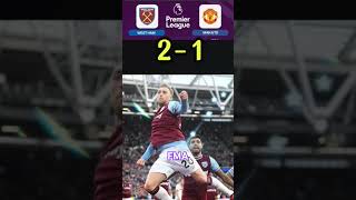 West Ham vs Man Utd 21 Highlights amp Goals🔴🥶shorts premierleague football viralvideo trending [upl. by Dusty]