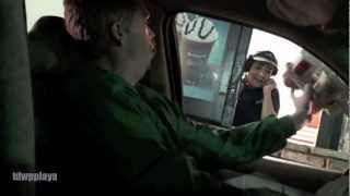 DRIVE THRU TRAIN HORN PRANK [upl. by Humpage]