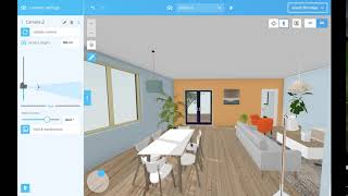 Floorplanner 4e Move furniture in 3D [upl. by Chitkara]