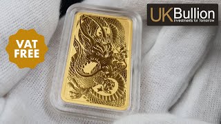 2021 1oz Dragon Rectangular Gold Coin I Buy Now [upl. by Ominoreg286]