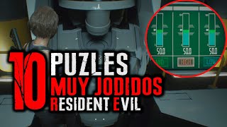 RESIDENT EVIL LOS 10 DE LOS PUZLES MÁS DIFÍCILES DE LA SAGA [upl. by Culliton]