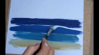 How to Paint a Breaking Wave by Melanie Cambridge [upl. by Dominica]