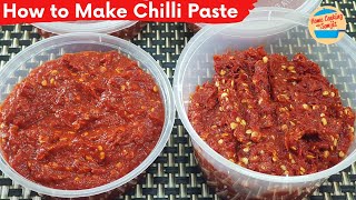 How to Make Red Chilli Paste from Dried Chillies [upl. by Neiv]