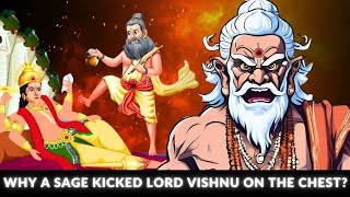 क्यों एक ऋषि ने भगवान विष्णु के छाती पर पैर से प्रहार किया  Why a Sage Kicked Vishnu on The Chest [upl. by Aihsein748]