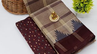 Pure Chettinad Cotton Sarees Collections [upl. by Wassyngton]