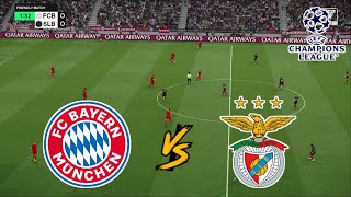 BAYERN MUNCHEN vs SL BENFICA  UEFA CHAMPIONS LEAGUE 20242025  FOOTBALL LIFE 2025 [upl. by Analim]