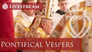 Pontifical I Vespers  Feast of Christ the King  102922 [upl. by Genevieve]