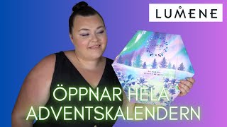 ÖPPNAR LUMENE ADVENTSKALENDER 2024 [upl. by Hopkins992]