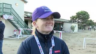 Jockey Hollie Doyle Talks Breeders Cup [upl. by Leunas]