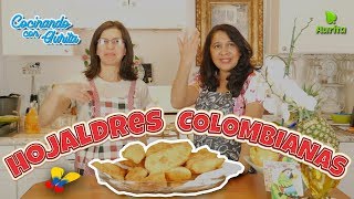 HOJALDRAS COLOMBIANAS  Receta facil  Cocinando con Aurita [upl. by Fini]