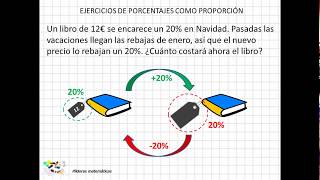 10 Problemas de porcentajes como proporción [upl. by Otreblig]