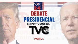 DEBATE PRESIDENCIAL EM PORTUGUÊS 2024  TVC 2706 Parte 01 [upl. by Notlef]