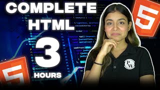 Learn Complete HTML In One Shot  Beginner To Pro  Full Stack Web Developer Course 202324 [upl. by Potts]