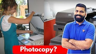 How Photocopier Works Scan Copy Print [upl. by Nnaeus187]